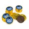 80 Pack Class of 2026 Graduation Stickered Gold Foiled Chocolate Coins - Candy Party Favors For Graduation Celebrations, Table Decoration & Gift Bags (Green)